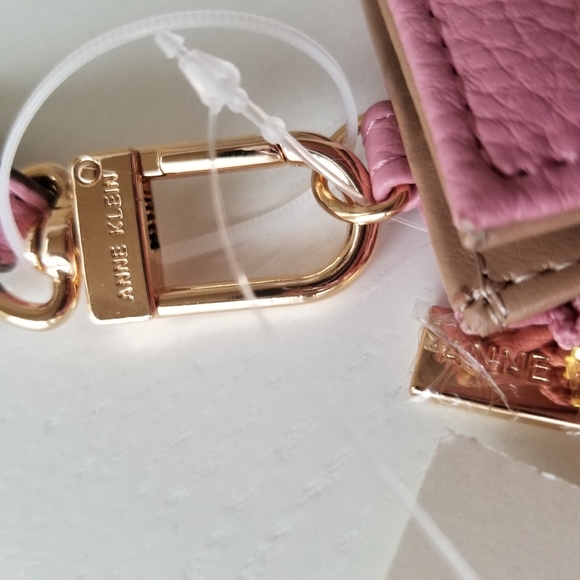 Anne Klein Pink Bi-fold Wallet Wristlet - Picture 7 of 9